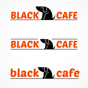 Logo Design by Irina Makedonska for Black Dog Cafe | Design: #2165481