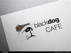 Diseño de Logo por HYPdesign para Black Dog Cafe | Diseño: #2154503