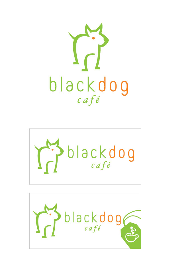 Logo Design by NY MAMMOTH for Black Dog Cafe | Design #2174039