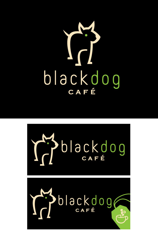 Logo Design by NY MAMMOTH for Black Dog Cafe | Design #2175260