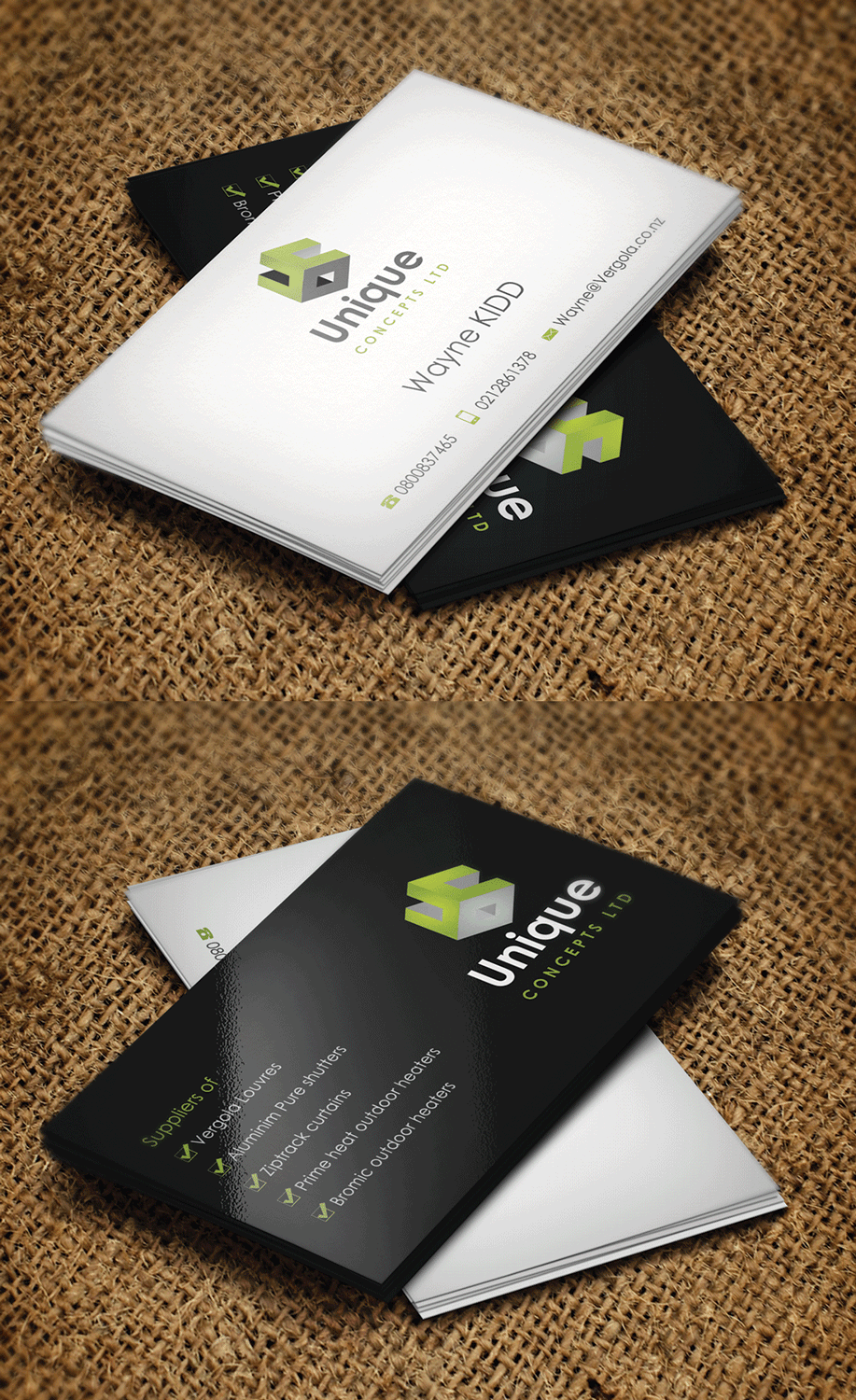 Business Card Design by Riz' for Unique Concepts ltd | Design #10033958