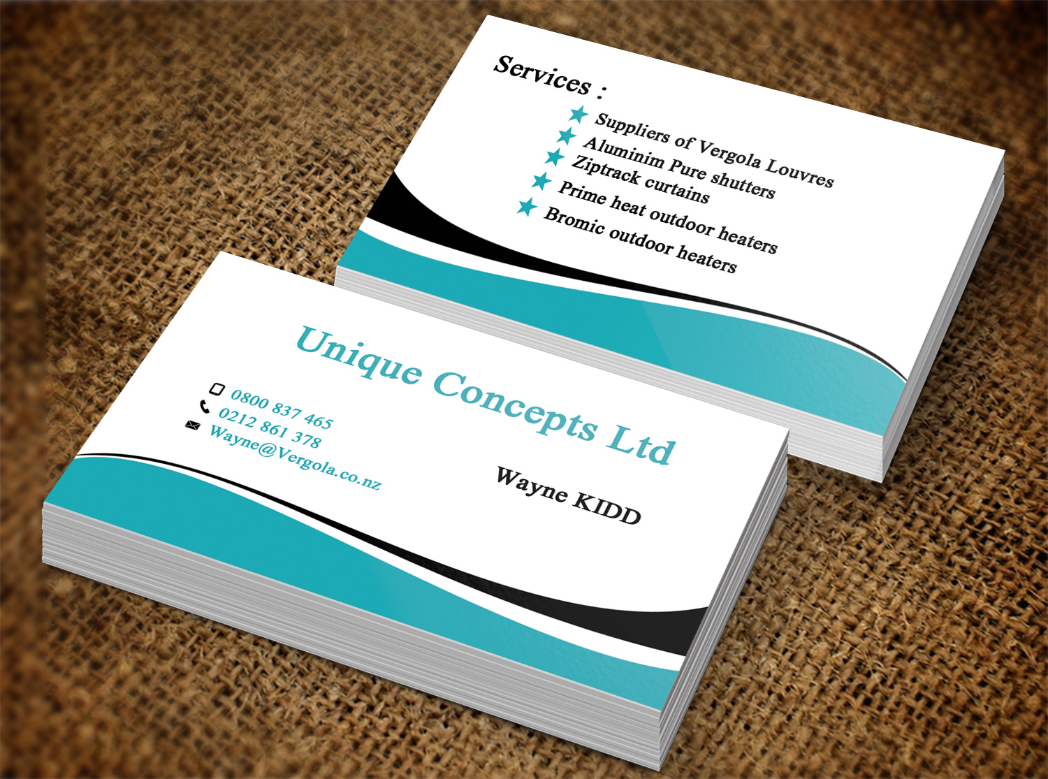 Business Card Design by Lanka Ama for Unique Concepts ltd | Design #10066189