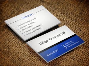 Business Card Design by Lanka Ama for Unique Concepts ltd | Design: #10074154
