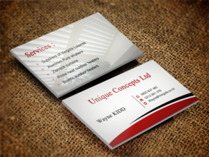 Business Card Design by Lanka Ama for Unique Concepts ltd | Design: #10074168