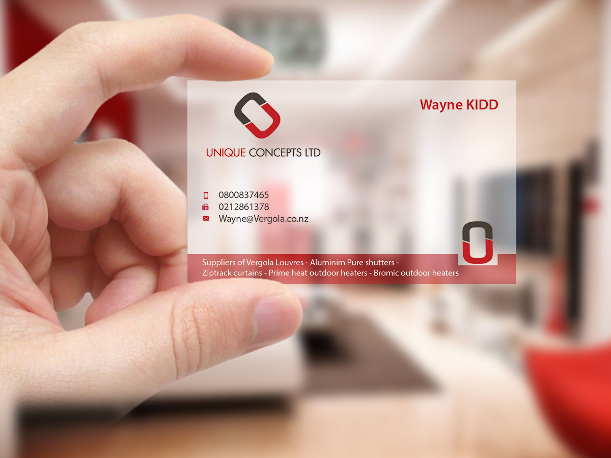 Business Card Design by Creations Box 2015 for Unique Concepts ltd | Design #10096938