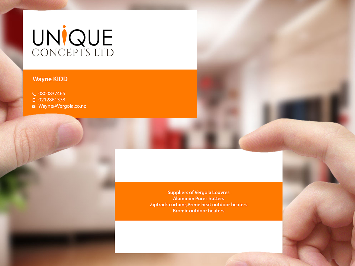 Business Card Design by Creations Box 2015 for Unique Concepts ltd | Design #10096950