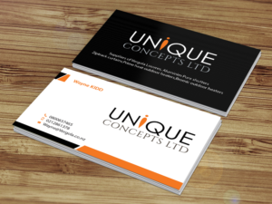 Business Card Design by Creations Box 2015 for Unique Concepts ltd | Design: #10096957