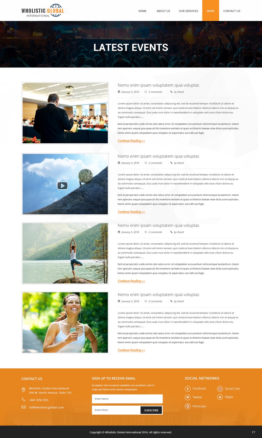 Web Design by pb for Wholistic Global International | Design #10665608