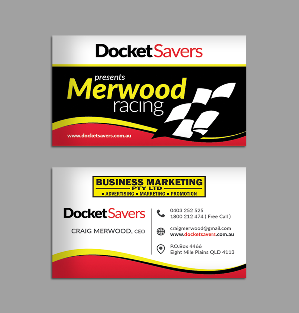 Diseño de Tarjeta de Presentación por BramDwi para Business Marketing Pty Ltd | Diseño #10075018