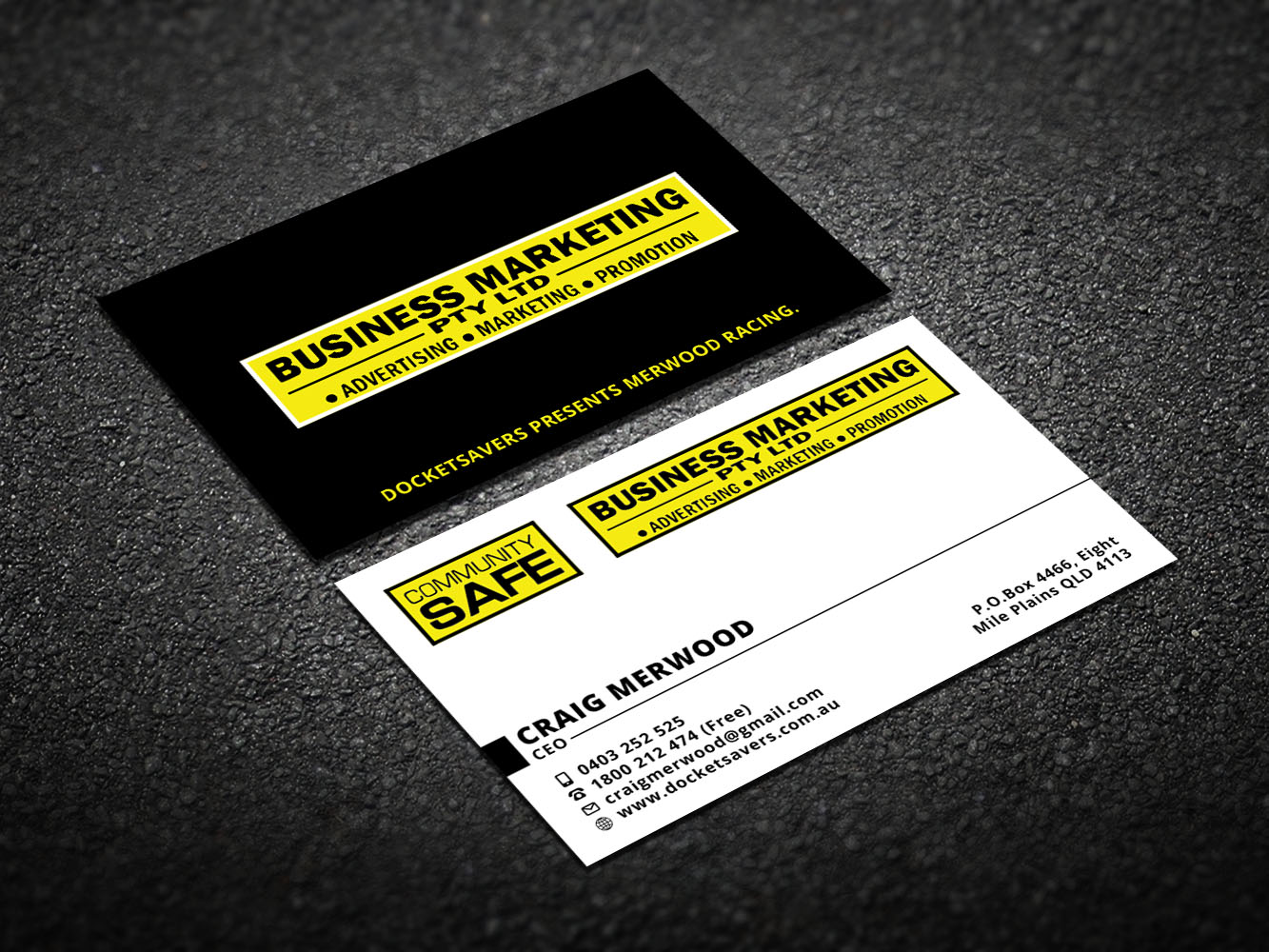 Business Card Design by Verified artistry (Design garden) for Business Marketing Pty Ltd | Design #10043209