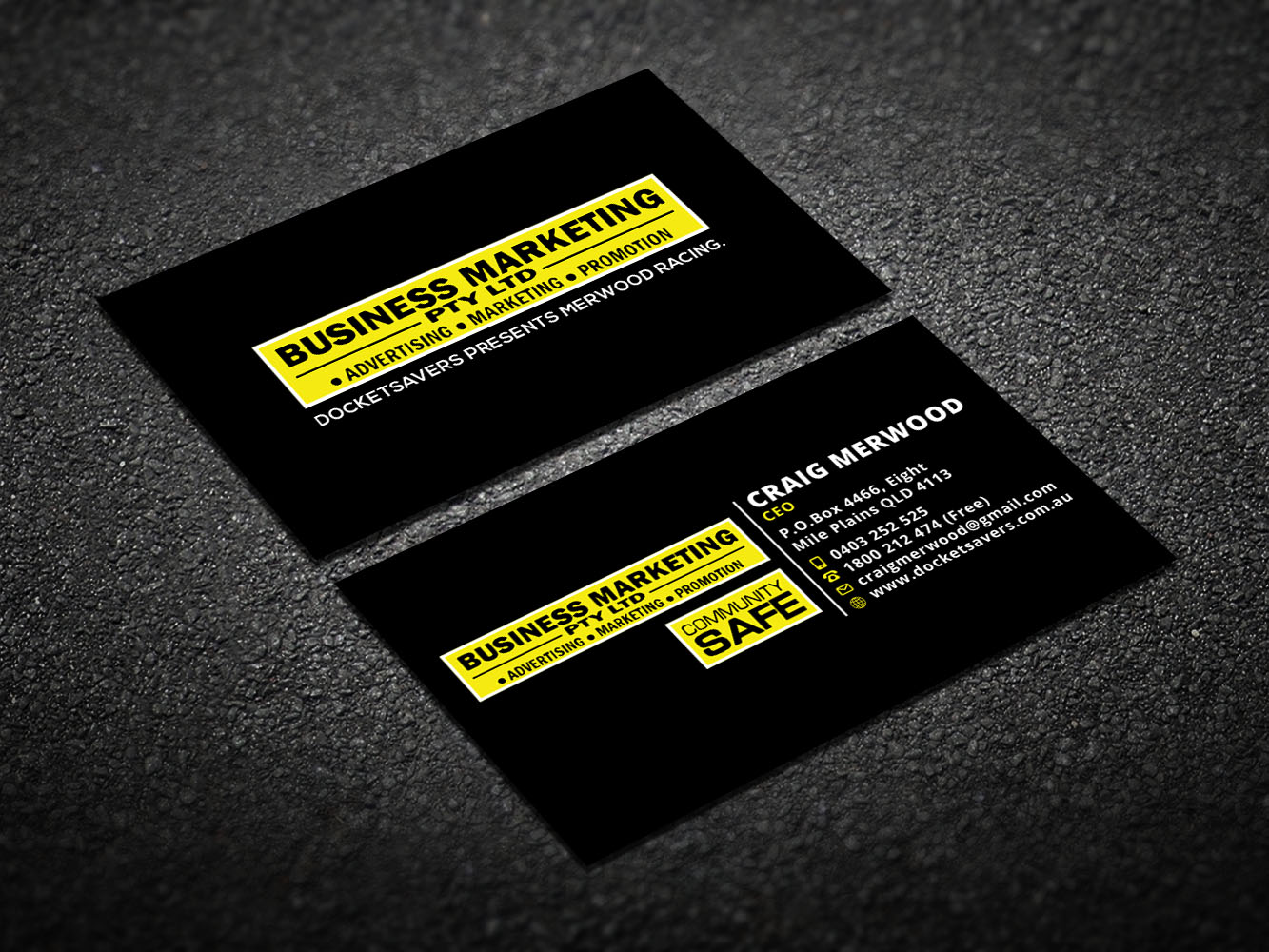 Design de Carte de Visite par Verified artistry (Design garden) pour Business Marketing Pty Ltd | Design #10043216