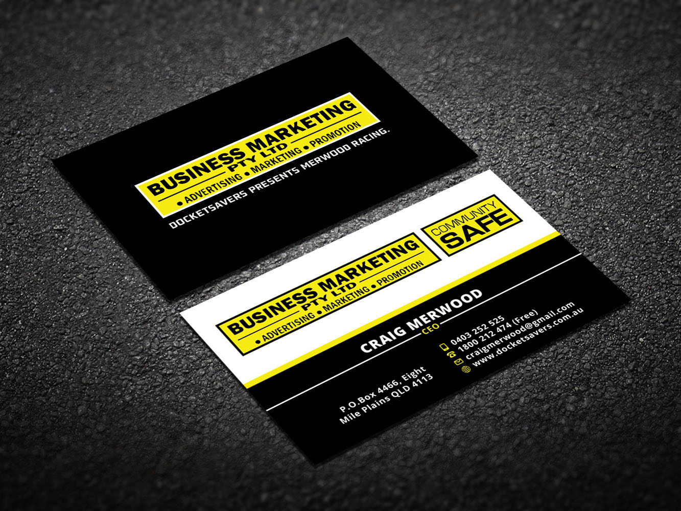 Design de Carte de Visite par Verified artistry (Design garden) pour Business Marketing Pty Ltd | Design #10043229