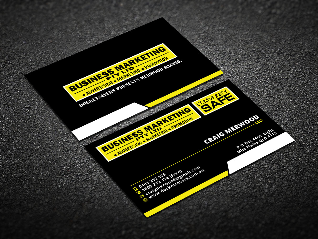 Diseño de Tarjeta de Presentación por Verified artistry (Design garden) para Business Marketing Pty Ltd | Diseño #10043231