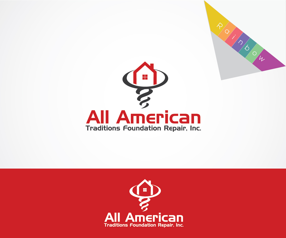 Diseño de Logo por creativemood438 para All American Traditions Foundation Repair, Inc. | Diseño #10207910