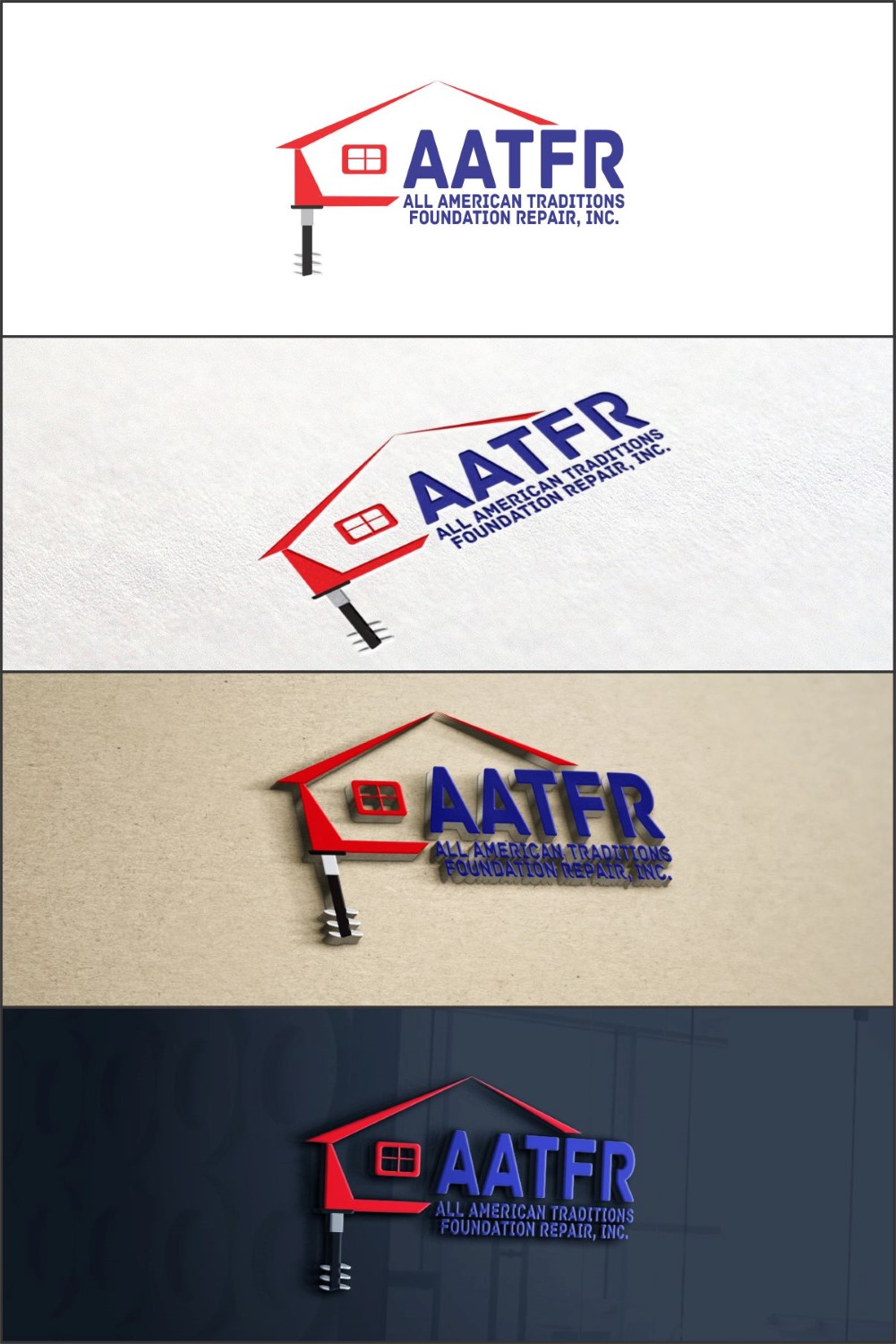Design de Logo par DG pour All American Traditions Foundation Repair, Inc. | Design #10150055