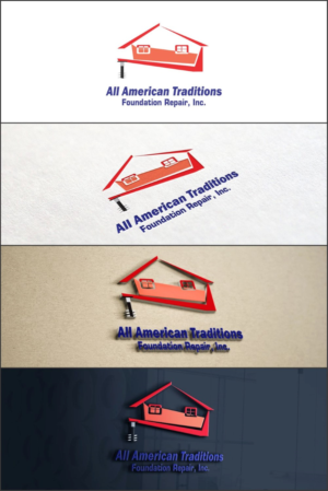 Diseño de Logo por DG para All American Traditions Foundation Repair, Inc. | Diseño: #10150057