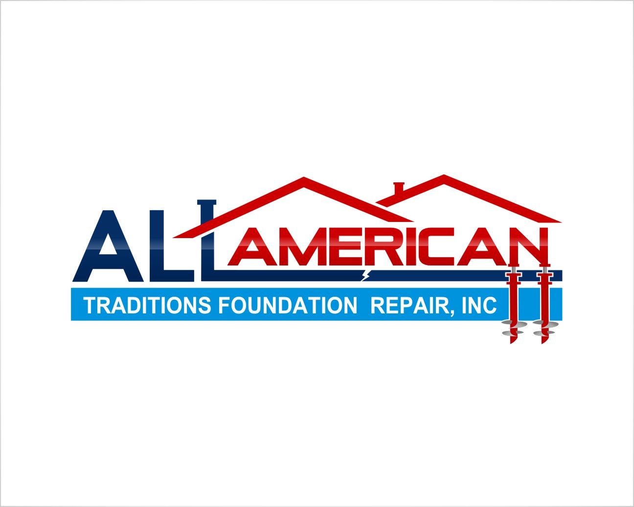 Diseño de Logo por sumarnishadi para All American Traditions Foundation Repair, Inc. | Diseño #10166776