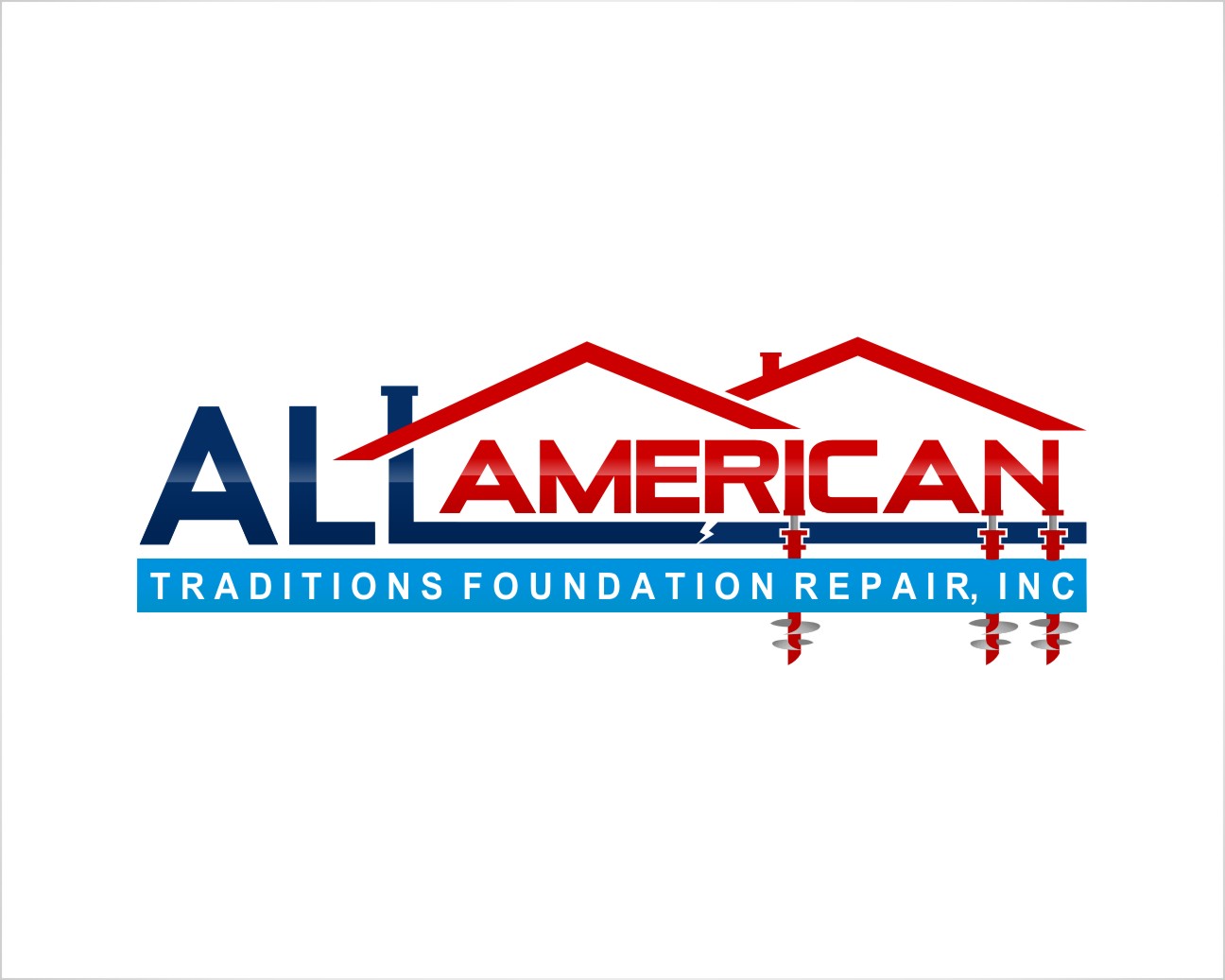 Diseño de Logo por sumarnishadi para All American Traditions Foundation Repair, Inc. | Diseño #10178385