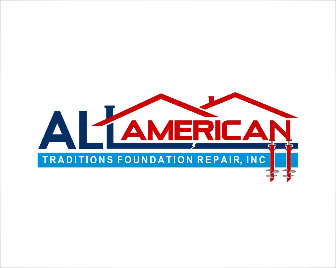 Diseño de Logo por sumarnishadi para All American Traditions Foundation Repair, Inc. | Diseño: #10192636