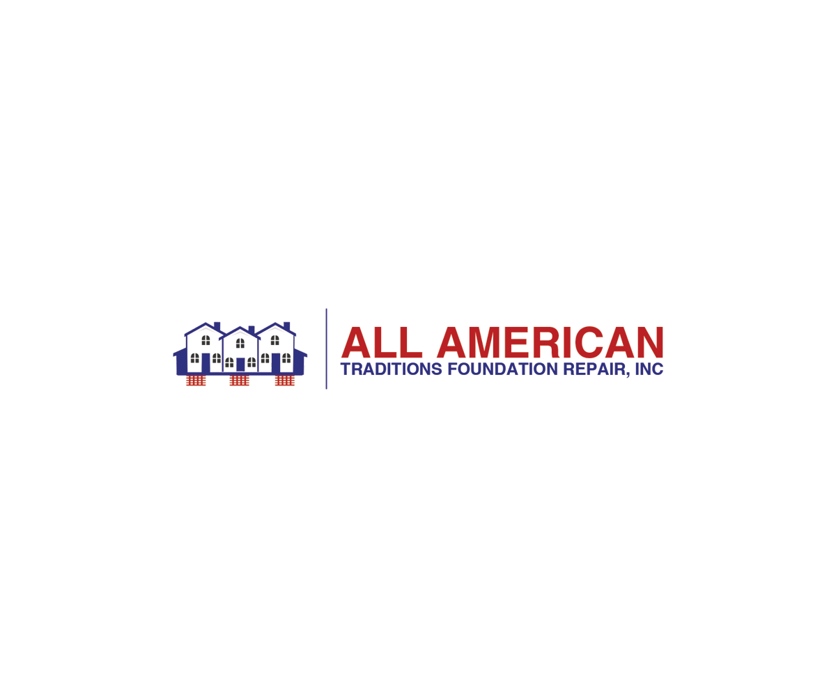 Logo Design by Navneet Singh for All American Traditions Foundation Repair, Inc. | Design #10206954