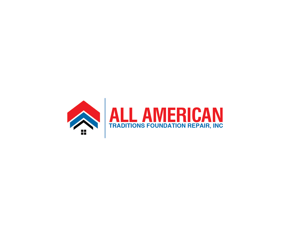 Logo Design by Navneet Singh for All American Traditions Foundation Repair, Inc. | Design #10215475