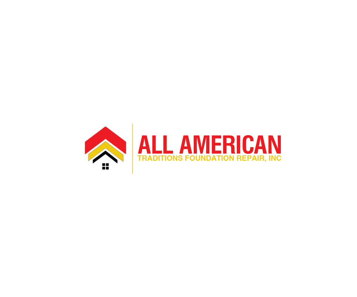 Logo Design by Navneet Singh for All American Traditions Foundation Repair, Inc. | Design #10215481