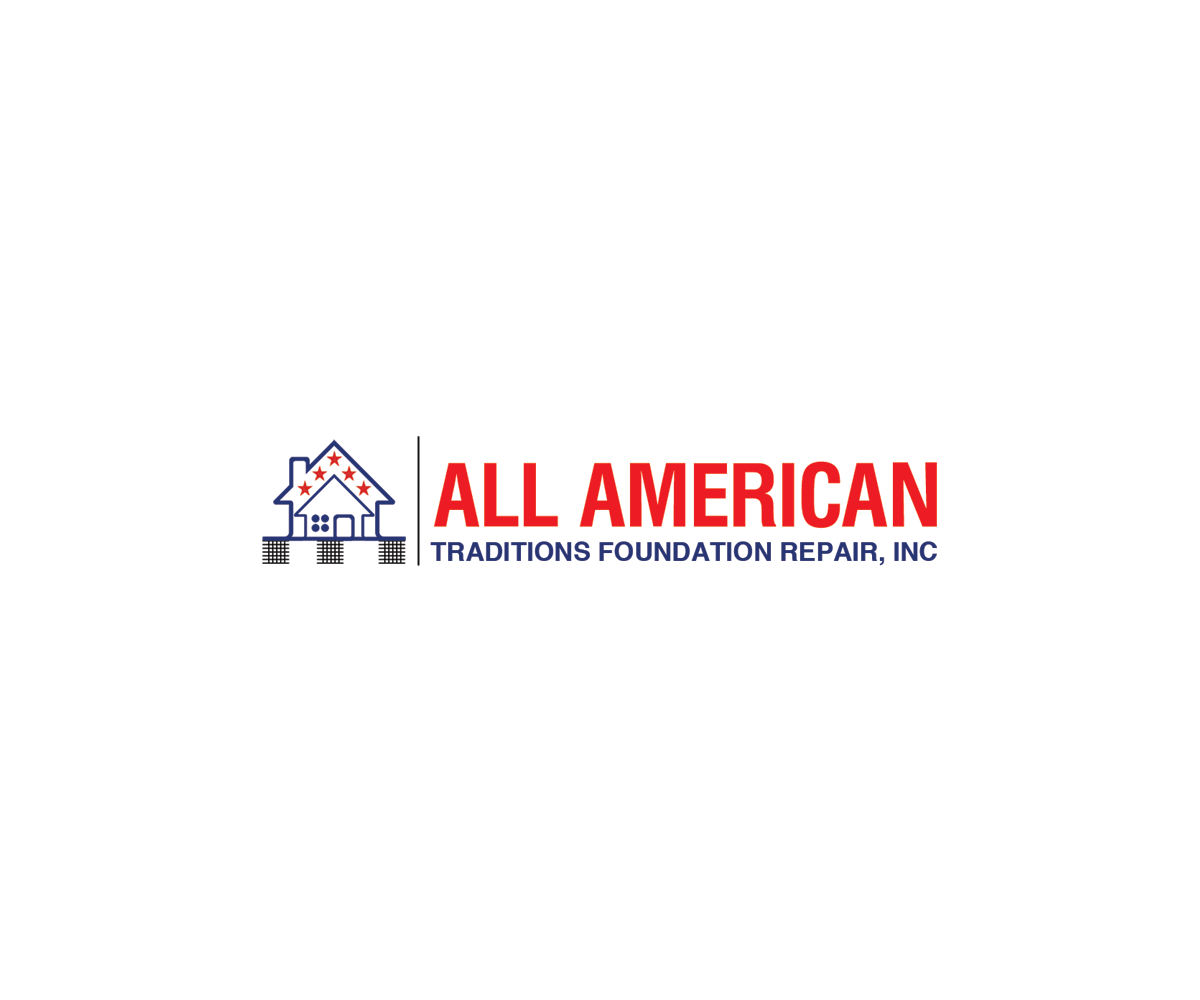 Logo Design by Navneet Singh for All American Traditions Foundation Repair, Inc. | Design #10215485