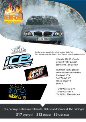 Flyer Design by designsexperts for Keysborough Car & Dog Wash | Design #10120881