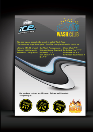 Design de Flyer par designsexperts pour Keysborough Car & Dog Wash | Design : #10133366