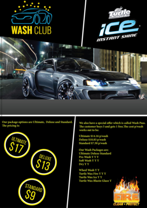 Design de Flyer par designsexperts pour Keysborough Car & Dog Wash | Design : #10133367