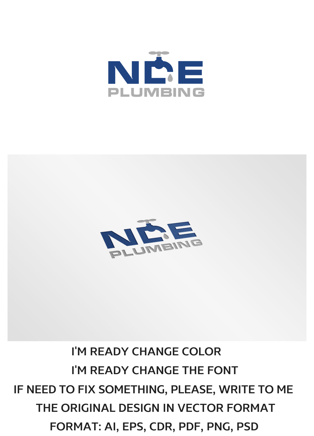 Logo Design by artsterdam for NDE Plumbing | Design #10055205