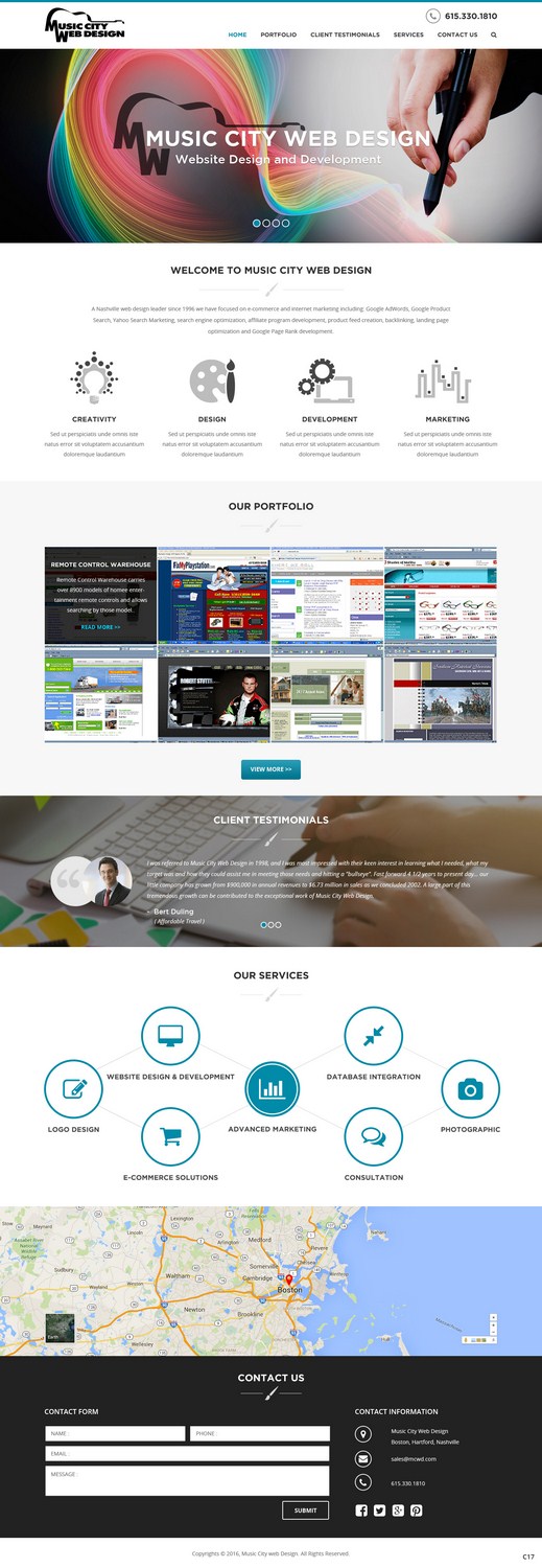 Wordpress Design by pb for this project | Design #10078588