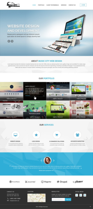 Wordpress Design by pb for this project | Design: #10078592