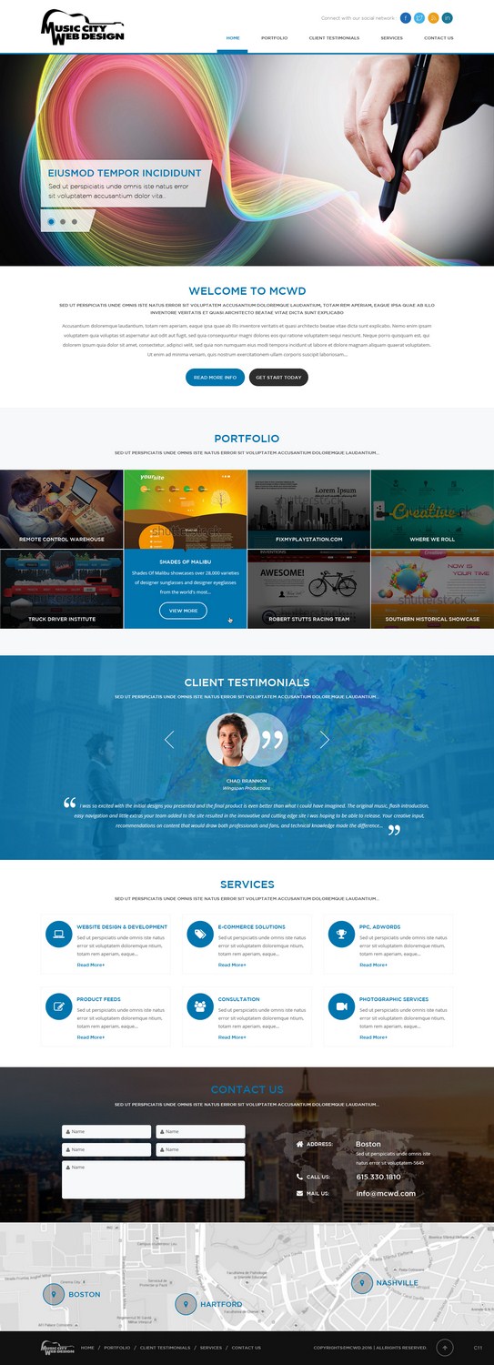 Wordpress Design by pb for this project | Design #10078611