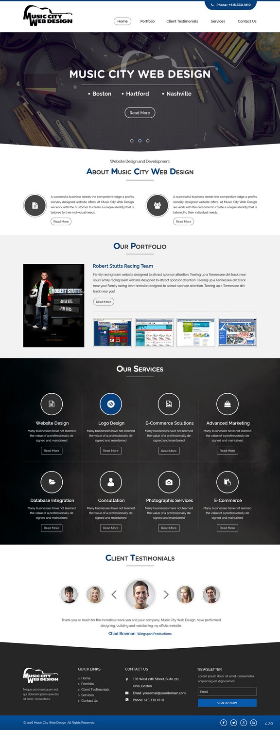 Wordpress Design by pb for this project | Design #10078622