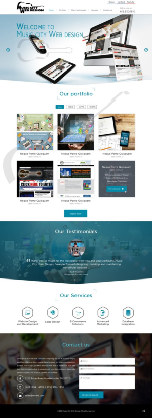 Diseño Wordpress por pb para este proyecto | Diseño: #10081090