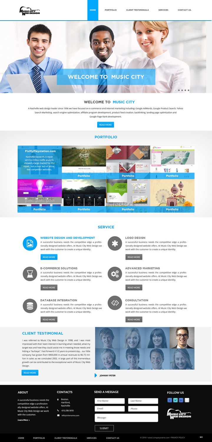 Wordpress Design by pb for this project | Design #10092877