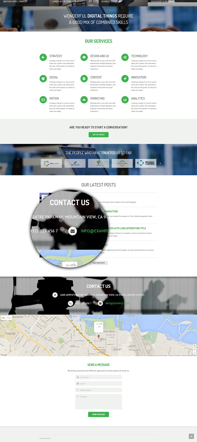 Diseño Wordpress por Kamran007 para este proyecto | Diseño #10187487