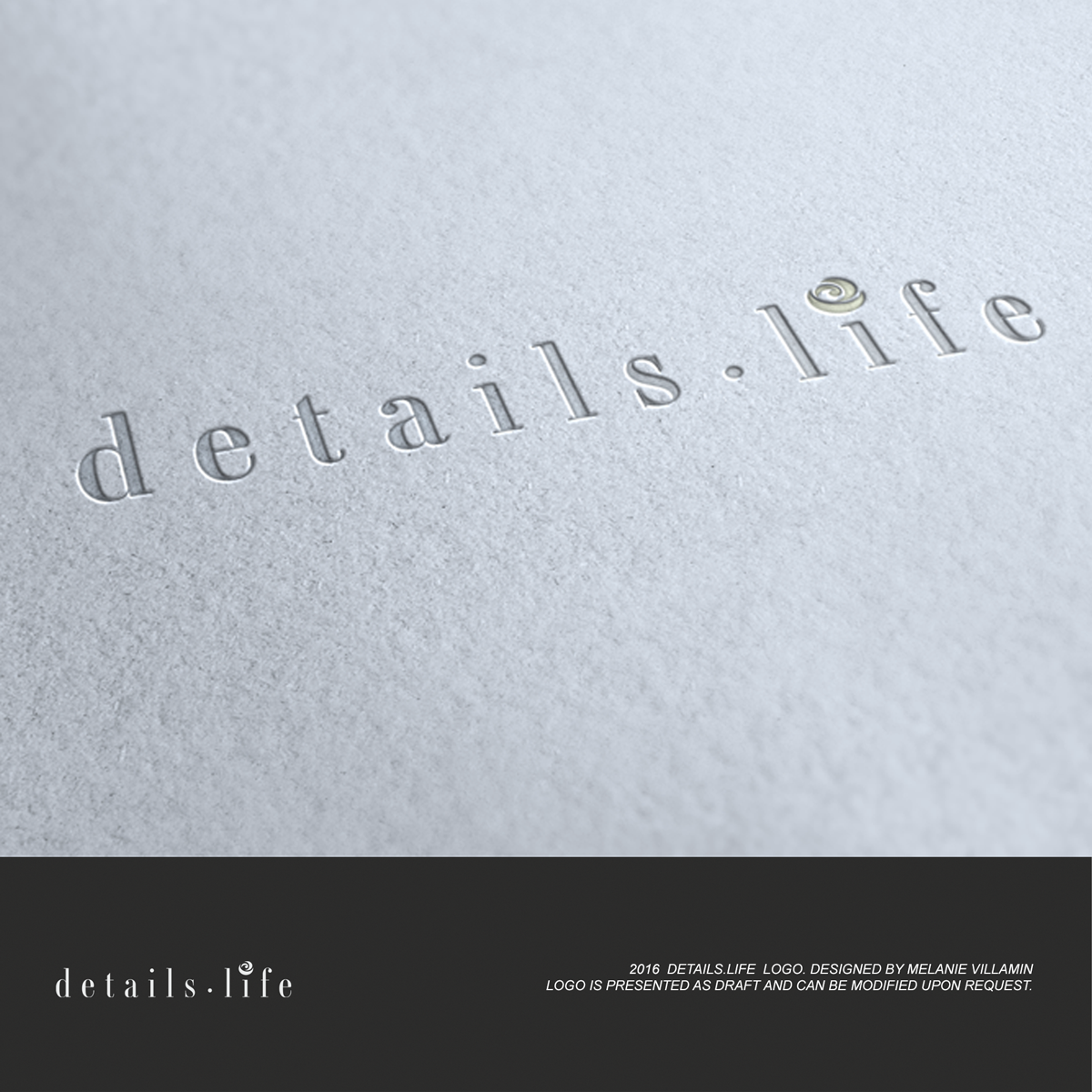 Diseño de Logo por mvillamin para details.life | Diseño #10132284