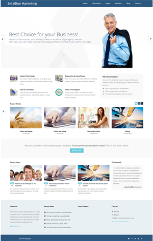 Web Design by patel198829 for Zetablue | Design: #2148826