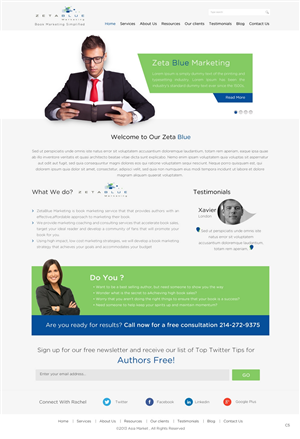 Web Design by pb for Zetablue | Design: #2150299