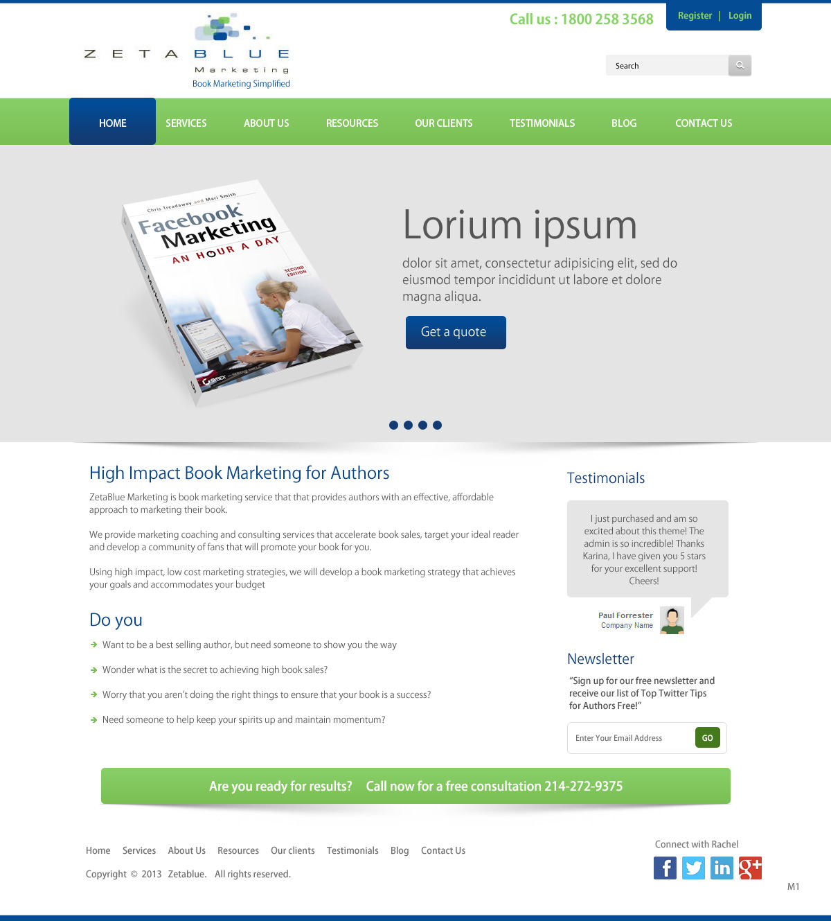 Web Design by pb for Zetablue | Design #2150306