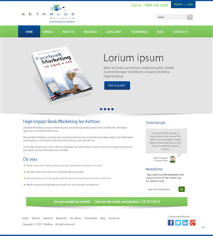 Web Design by pb for Zetablue | Design: #2150306