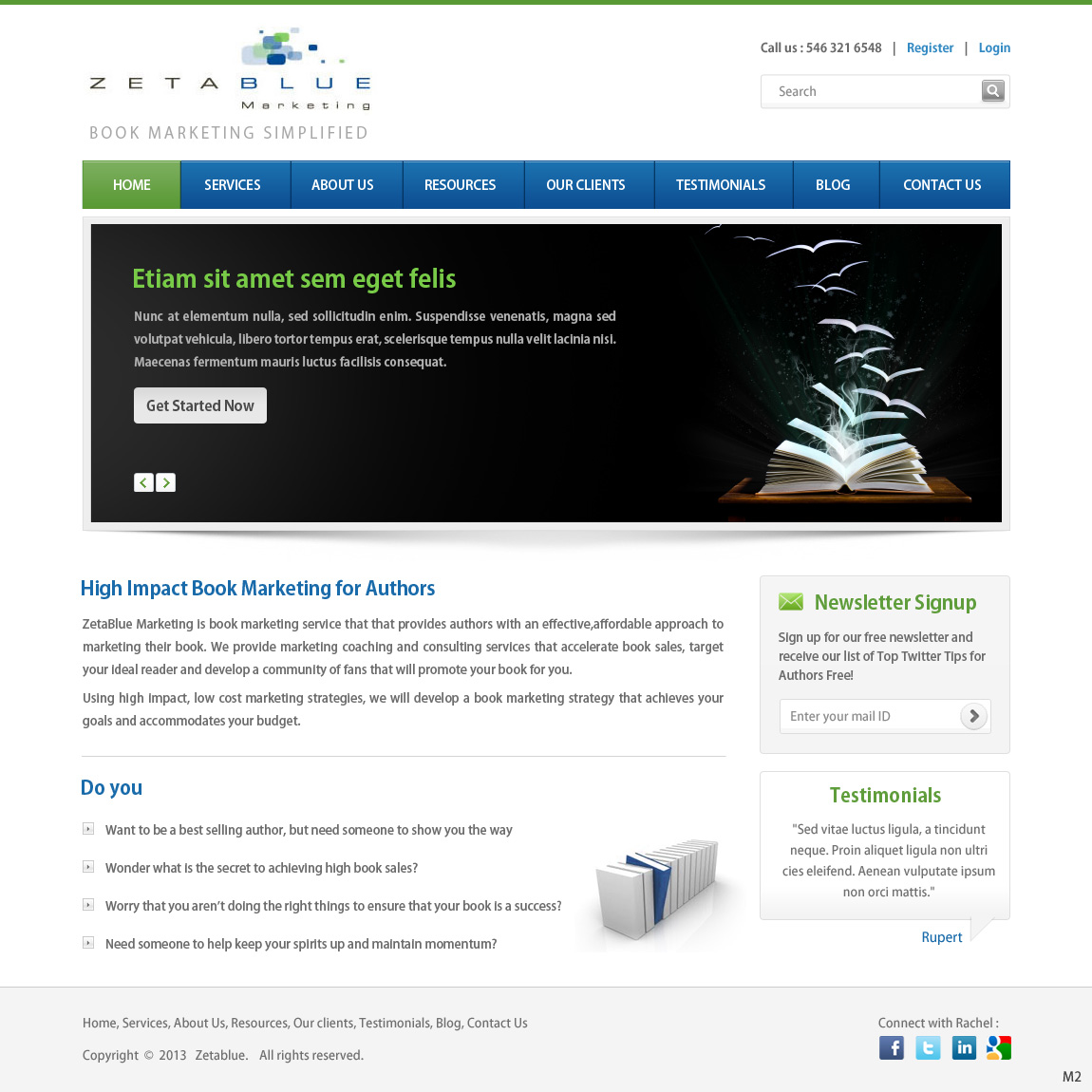 Web Design by pb for Zetablue | Design #2150314