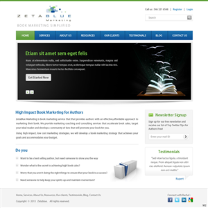 Web Design by pb for Zetablue | Design: #2150314