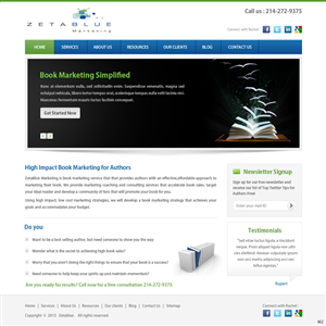 Web Design by pb for Zetablue | Design: #2230370