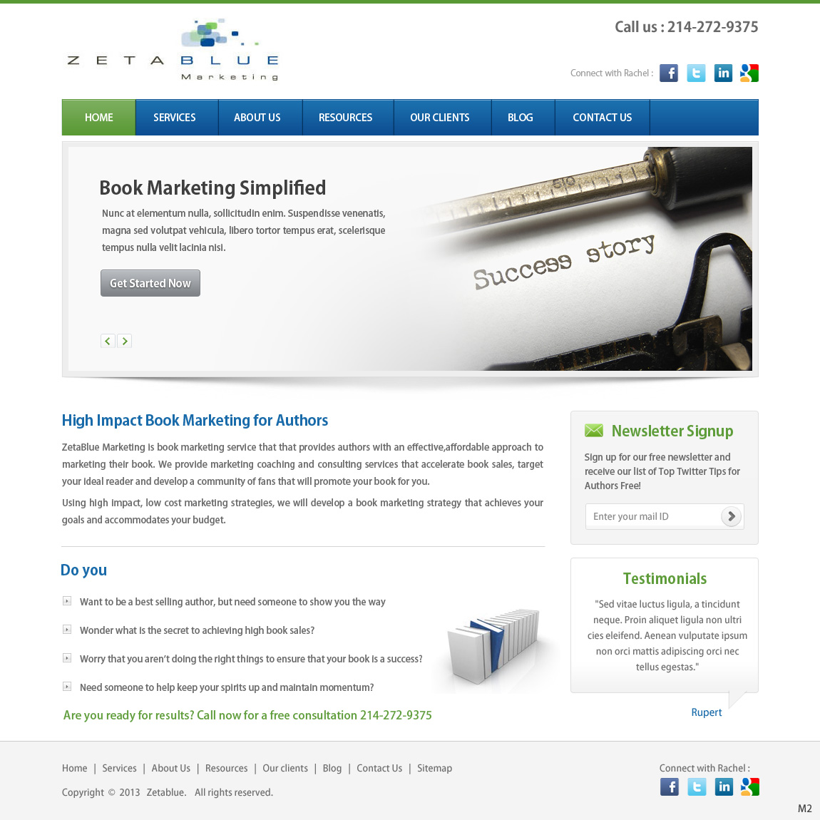 Web Design by pb for Zetablue | Design #2230373