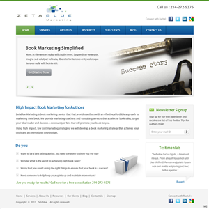 Web Design by pb for Zetablue | Design: #2230373