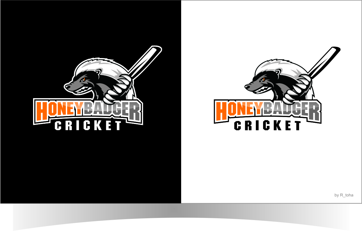 Logo Design by r-toha for Honey Badger Cricket | Design #10093170