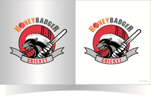 Logo-Design von r-toha für Honey Badger Cricket | Design: #10110491